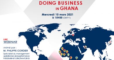 Webinaire de l’ASMEX ‘’Doing business with Ghana’’